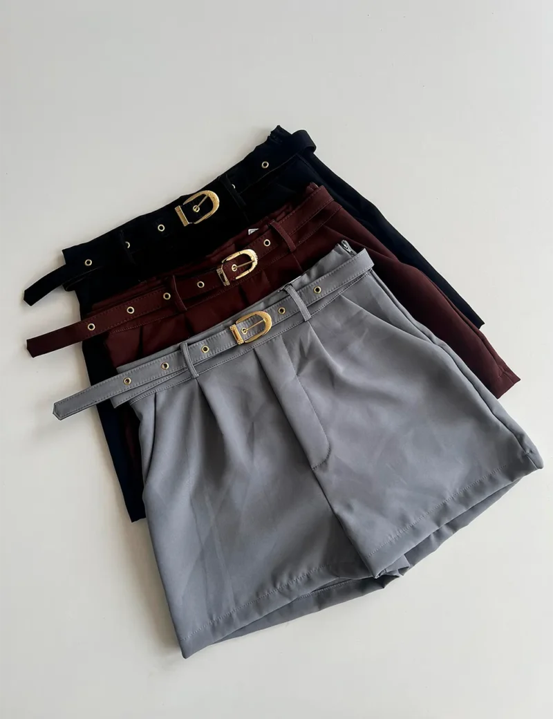 Short Alfaiataria Com Cinto