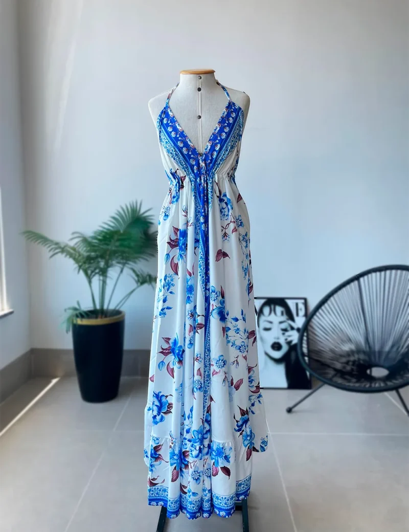 Vestido Indiano Tropical - Imagem 9