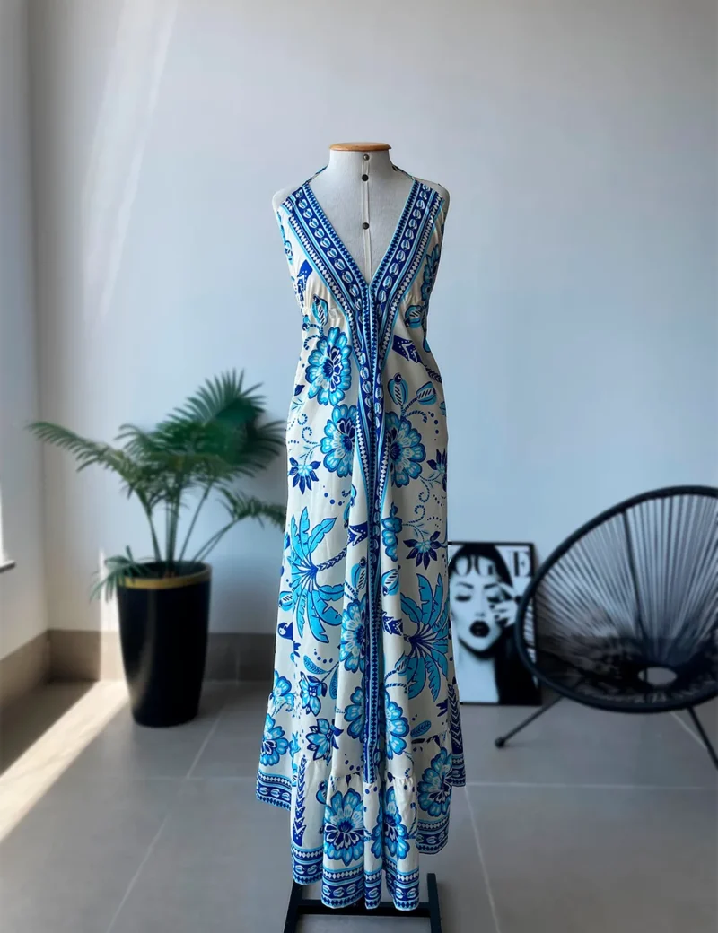 Vestido Indiano Tropical - Imagem 2
