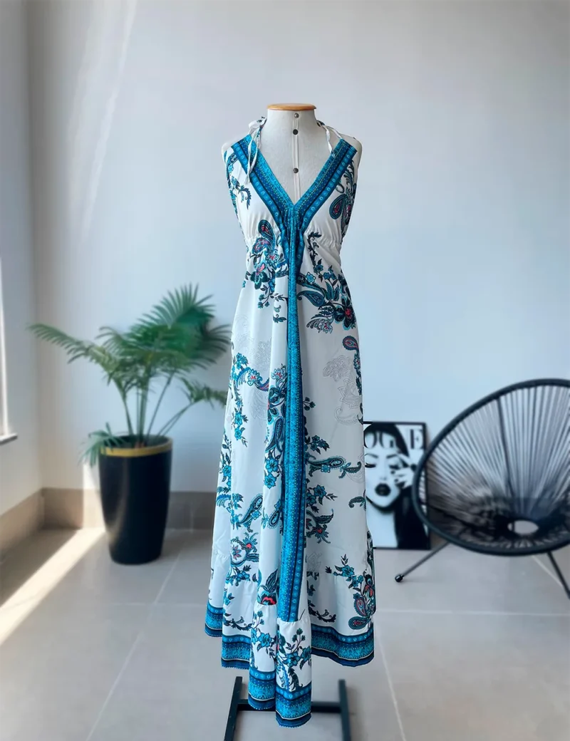 Vestido Indiano Tropical - Imagem 3