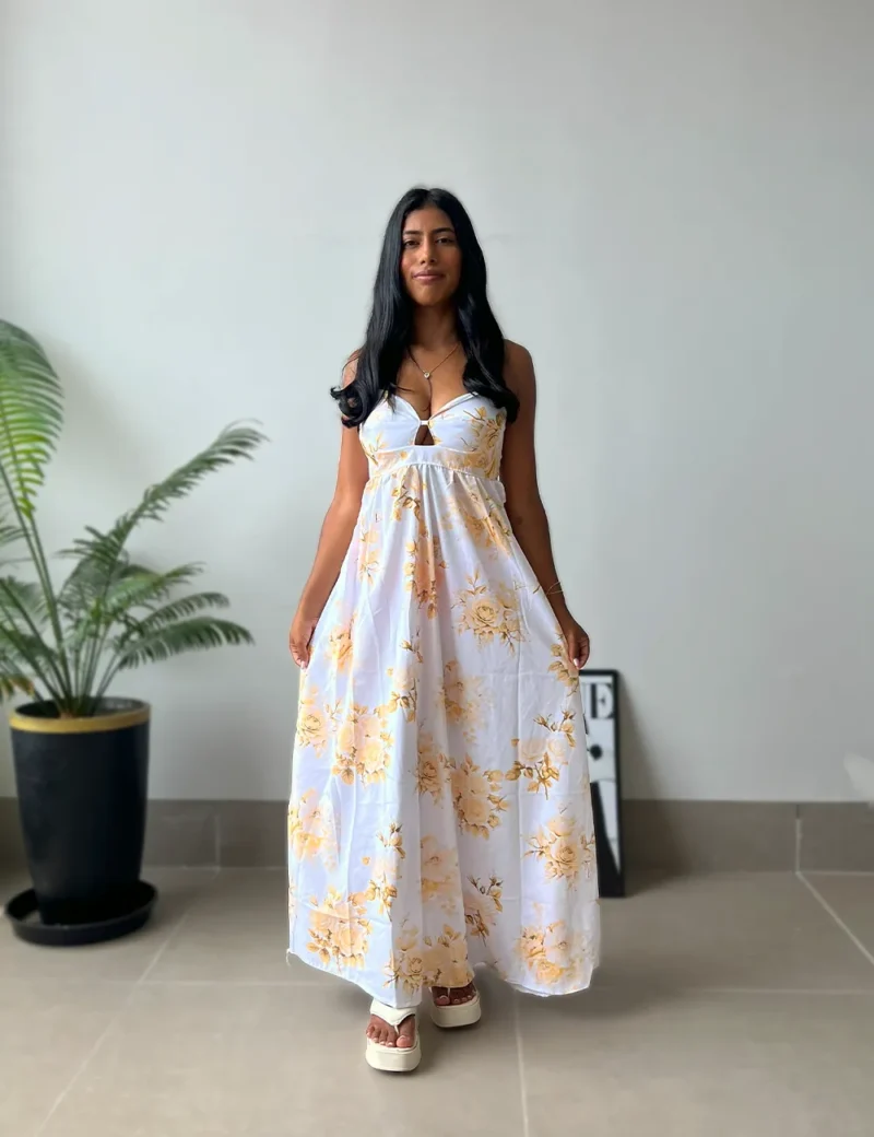 Vestido Aura Estampado - Imagem 3