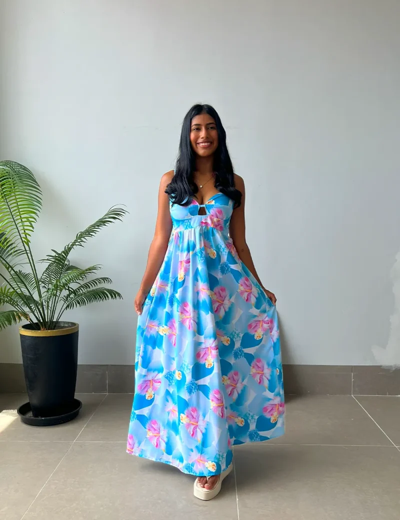Vestido Aura Estampado - Imagem 4