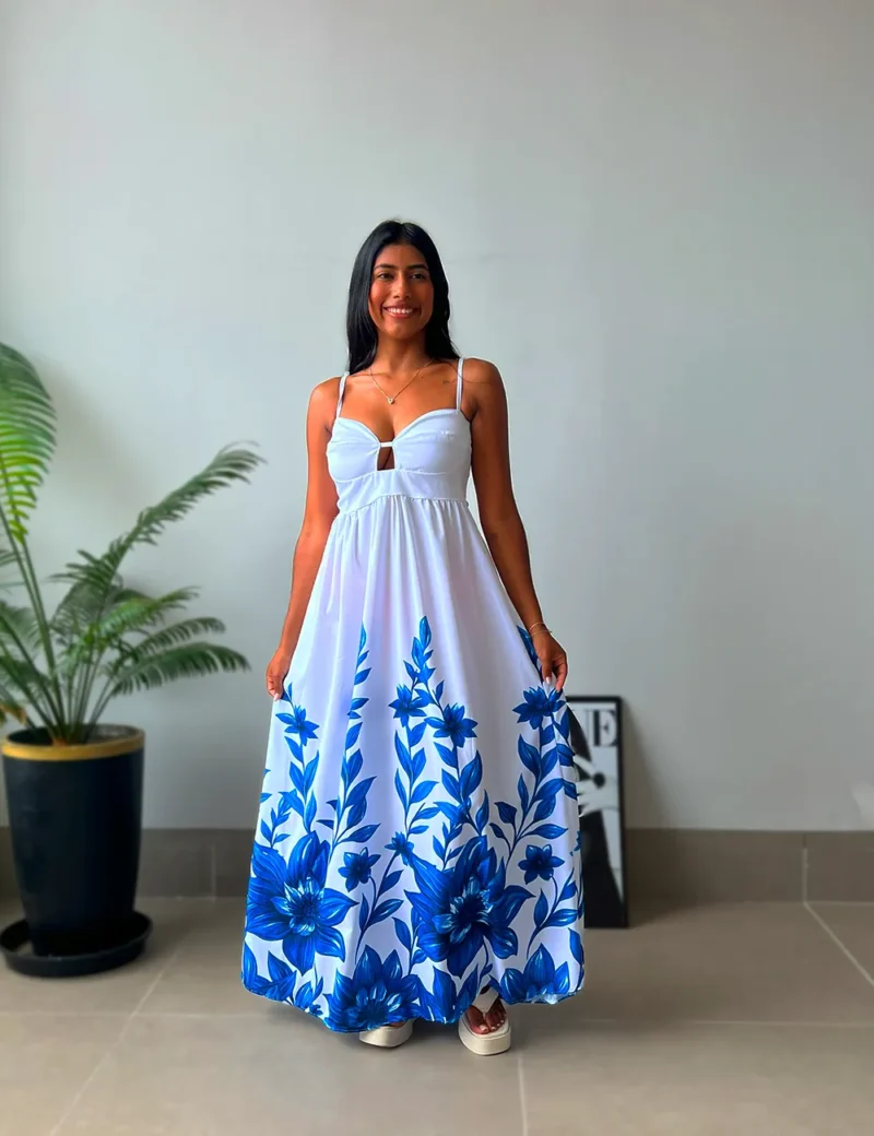 Vestido Aura Estampado - Imagem 5