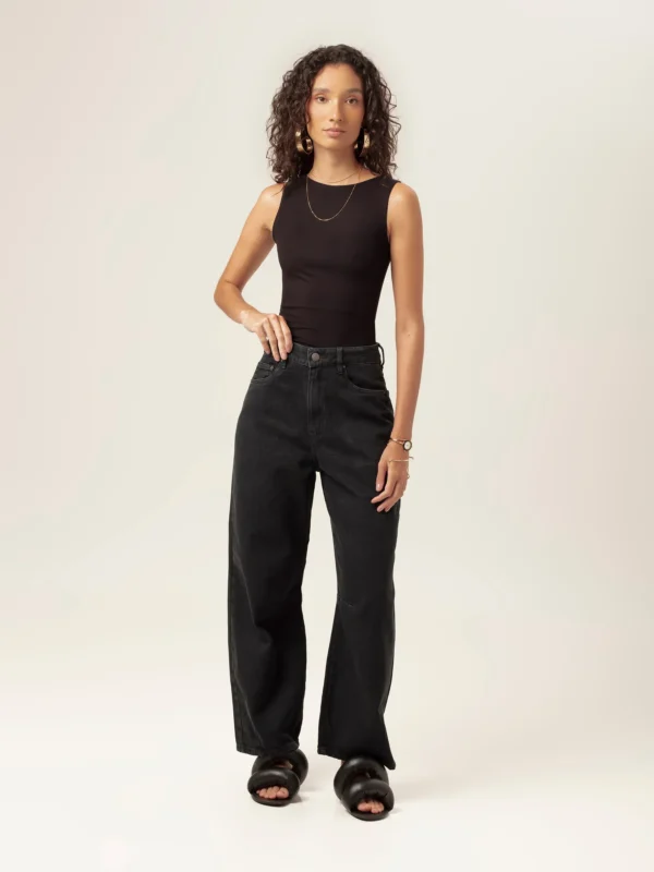 Balloon Baobá Black Jeans