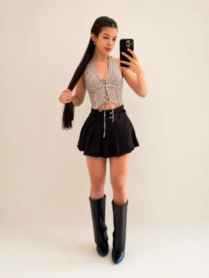 Saia Plissada Ariana