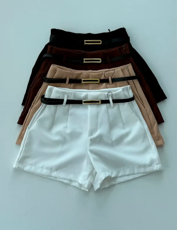 Short Alfaiataria Com Cinto