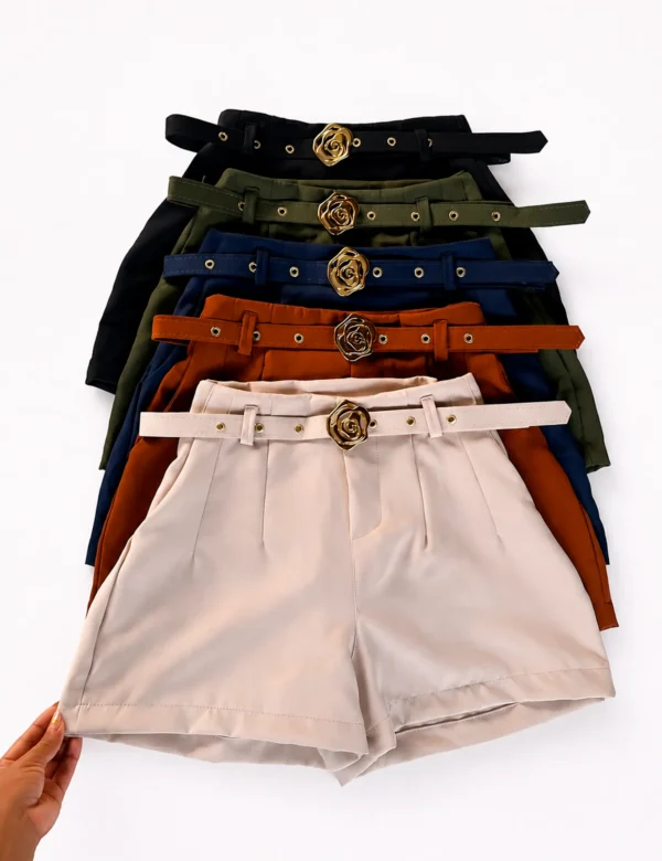 Short Alfaiataria Flor