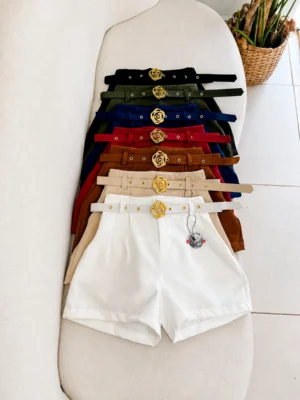 Short Alfaiataria Flor